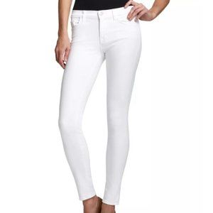 Hudson Krista White Skinny Jeans Size 28